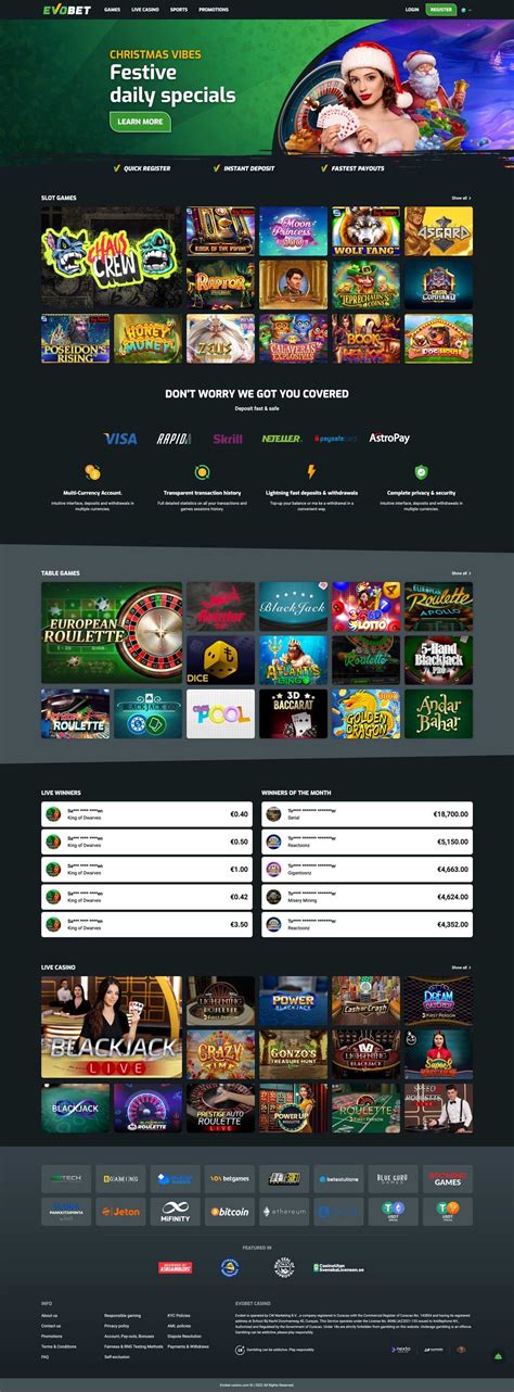 EvoBet Casino Review 2023 .